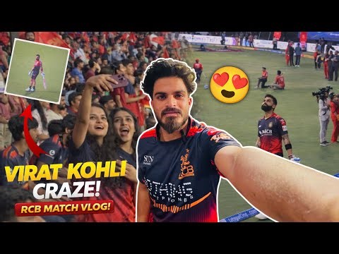 Virat Kohli Craze Took Over The Stadium 😱🔥 | RCB vs SRH Match Day Vlog 😍