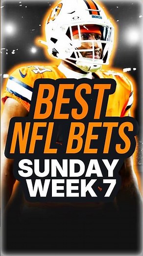 TOP NFL PICKS Sunday Week 7! | NFL Best Bets & Predictions | NFL Week 7 Bets