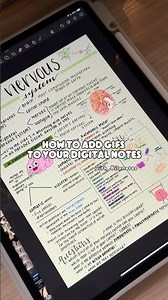 GIFs to digital notes?!? #schoolsupplies #digitalplanner #plannertips #handwriting