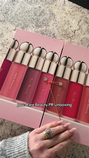 @Rare Beauty PR packages are next level💕 #rarebeauty #unboxingvideo #makeup #prhaul
