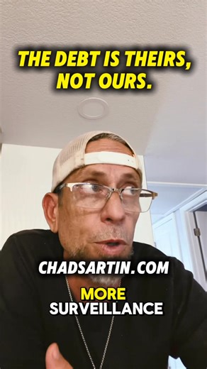 You were never supposed to pay back their fake-ass debt 💣💵 Wake up. It’s time to flip the script 🔥#EndTheFed #DebtIsAFraud #WakeUpNow 🚨 | Chad Sartin