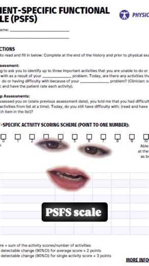 La kine Pau | La Escala Funcional Específica del Paciente (PSFS, por sus siglas en inglés, Patient-Specific Functional Scale) es una herramienta de... | Instagram
