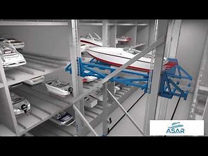 A Smart Storage Solution: Automated Dry Storage For Boats, Cars, and Containers. Automated Warehouse