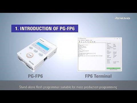 How to Use the PG-FP6 (Basic Operation Edition)