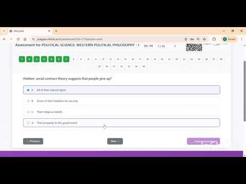 Du sol 5th semester western Political philosophy internal assessments all answers key
