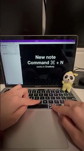 Fastest way to open new windows/ note in Mac in Finder Notes OneNote Safari Chrome #macbooktips