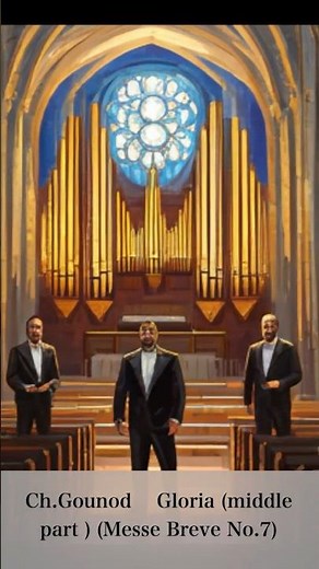 Ch.Gounod : Gloria ( middle part ) (Messe Breve No.7) Song by Shingo Ando