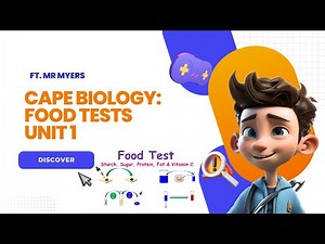 FOOD TEST CAPE BIOLOGY Unit 1 Module 1