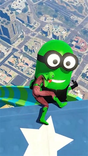 GTA 5 Spider Man Epic Water Ragdolls EP - 03 😯 Wait For End 💀😂Funny Gameplay #shorts #funny #gta5