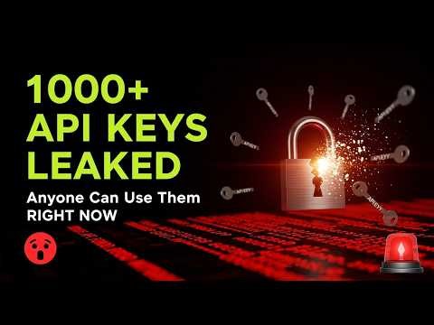 I Found 1000+ Leaked API Keys on the Internet (Anyone Can Use Them)
