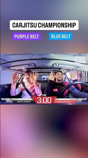 A JiuJitsu purple belt steps into the CarJitsu car for the first time…