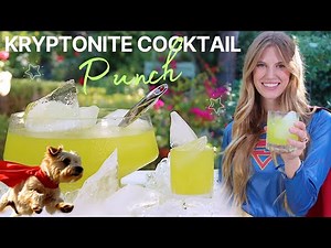 Kryptonite Cocktail 🧪 Supergirl's Halloween Punch Recipe