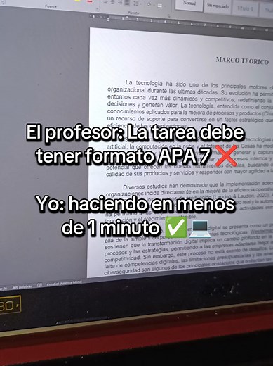Tutorial rápido sobre Normas APA 7 en menos de un minuto