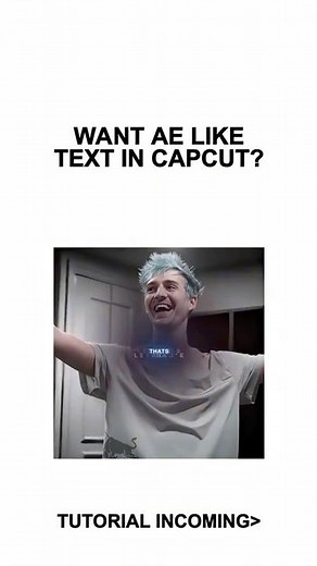 AE Text Tutorial CapCut