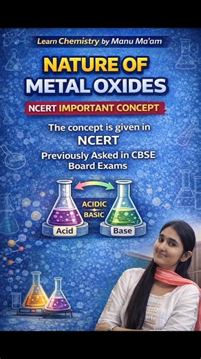 Nature of Metal Oxides | Basic, Acidic & Amphoteric Oxides | NCERT Class 10 Chemistry #cbse2026