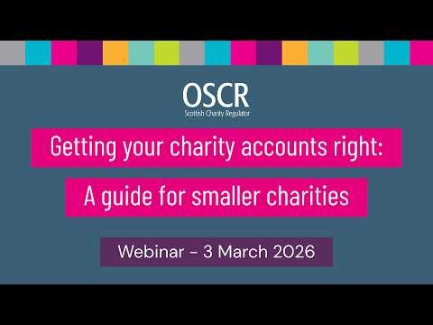 Getting your accounts right: A guide for smaller charities