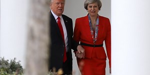Theresa May Speaks Out About Her First Meeting with President Trump