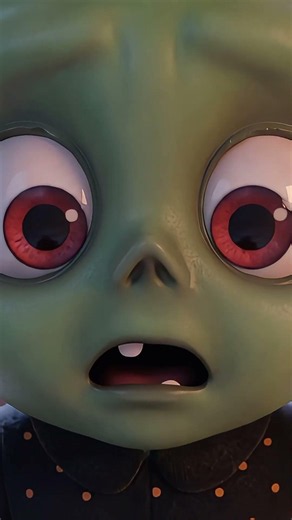 Baby Zombie Makes Friends with a Spider #shorts