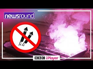 Slow-mo FIREWORKS - A scientist explains how to make them | Newsround