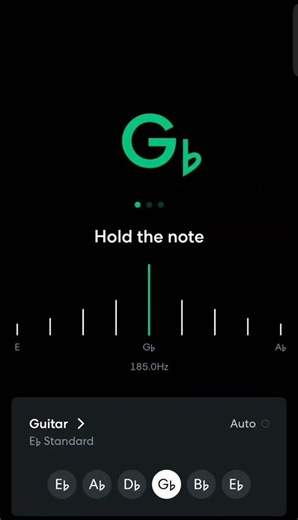 I Played Guitar Eb Standard Strings – Every String Ab, Db, Gb, Bb, Eb Hear Forward & Backward Tuner