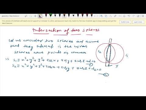 Sphere | 08 | Intersection of Two Spheres and Sphere Passing Through a Given Circle | Nikhil Sir