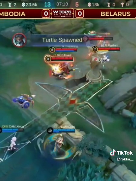 Lancelot 😈🔥 GAME1 CAMBODIA VS BELARUS ll IESF MEN ll #iesfcfugaming #cfugaming #iesf2025 #cfumen