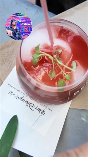 Deconstructed Strawberry Mint Julep — EPCOT Festival of the Arts 2026 #epcot #festivalofthearts