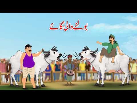 بولنے والی گاۓ | bolne wali gay | Urdu New Cartoon Kahani | Urdu kahani