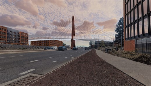 With a bridge design approved, the city of Bend moves forward with the Hawthorne pedestrian & bicycle overcrossing