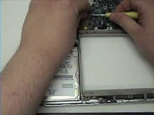Macbook Pro Repair 17 Inch - Hard Drive Removal