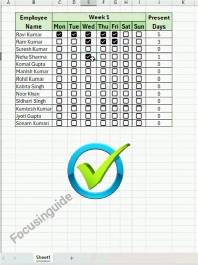 Create an Attendance Sheet in Excel: A Step-by-Step Guide
