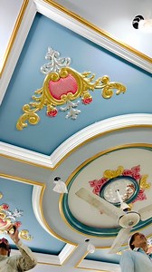 Room painting #decor #Asmat #paint #reel #postviralシ #ceiling #design #home | Asmat Ullah
