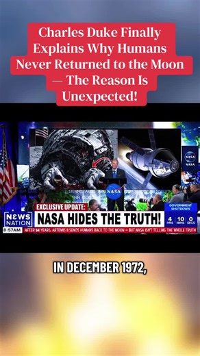 Charles Duke Finally Explains Why Humans Never Returned to the Moon — The Reason Is Unexpected! #charlesduke #moon #news #discovery #viralvideo