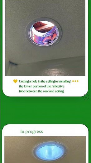 Bringing the sunshine indoors! 🌞✨ Installation of Tubular Skylights