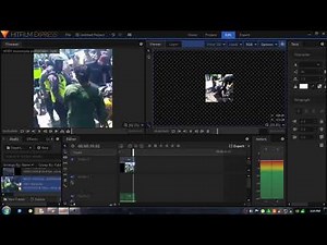 How to merge 2 videos on HITFILM EXPRESS
