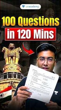 How To Attempt 100 Questions In 120 Minutes | UPSC Prelims Strategy