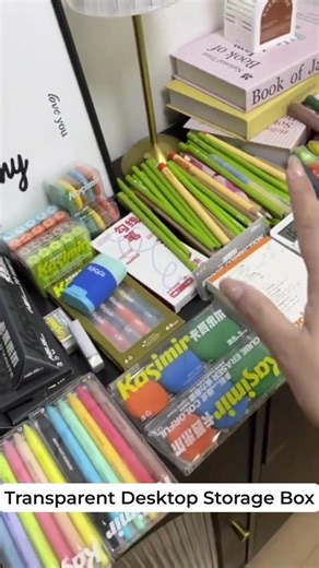 Transparent flip-top Storage Box