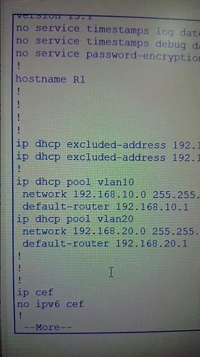 Dhcp configuration explanation in cisco packet tracer #cisconetworks #ciscocertification