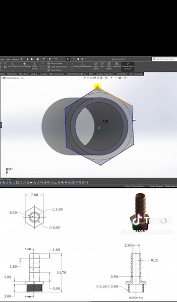 SolidWorks Tutorial: Creating a Nozzle Design