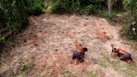 Building a unique 2-story jungle villa with a modern water slide & pool