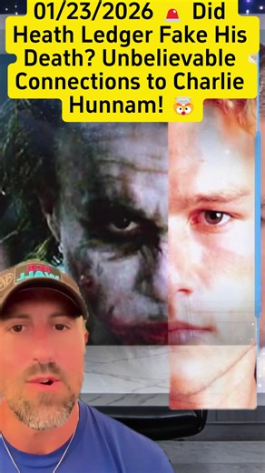 🚨 Did Heath Ledger Fake His Death? Unbelievable Connections to Charlie Hunnam! 🤯 #HeathLedger #CharlieHunnam #CelebrityMystery #Doppelganger #fyp