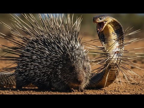 Porcupine vs King Cobra: A Perfect Counter-Strike Strategy Against Venomous Predators
