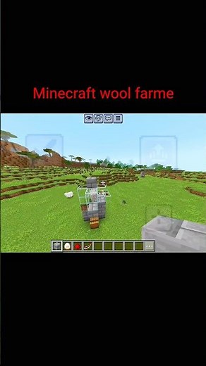 Minecraft Small Automatic Wool Farm 🐑 | Easy Survival Tutorial (Java & Bedrock)
