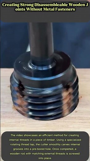 Precision Wood Machine Threading for Custom Woodworking Projects