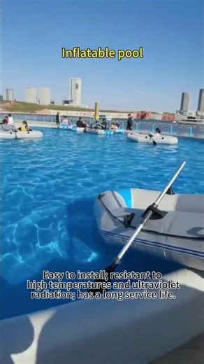 New design inflatable swimming pool #Inflatable pool #swimpool #pool #easytoinstall