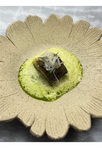 Minimalist Cod with Fennel and Smoked Lemon Gel Recipe