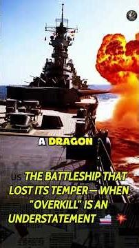 THE BATTLESHIP THAT LOST ITS TEMPER — WHEN "OVERKILL" IS AN UNDERSTATEMENT 🚢💥