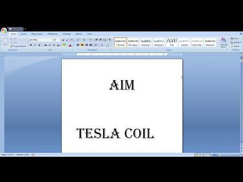 TESLA COIL - PART 2 - CLASS 12 INVESTIGATORY PROJECT (THEORY)