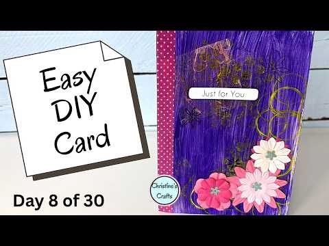 Turn Leftover Supplies Into a Stunning Card!