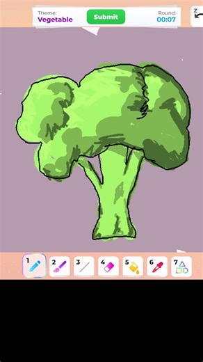 Artist Draws “vegetable” in Roblox Speed Draw #roblox #robloxdrawing
